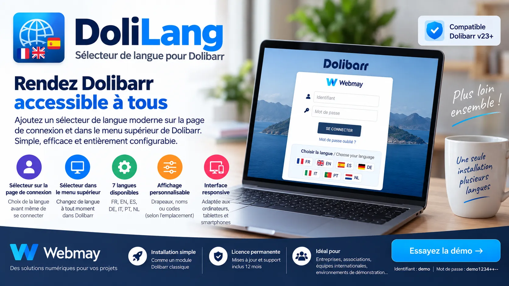dolilang multilangue dolibarr